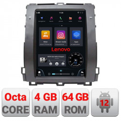 Navigatie dedicata tip Tesla Toyota Prado J120 low radio gps internet 8Core 4G carplay android LENOVO dsp 4+64 kit-tesla-456-low+EDT-E520-PRO