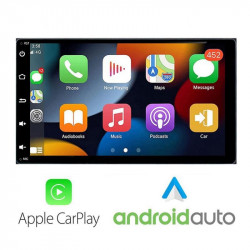 Navigatie Dedicata Toyota Auris 2007-2013 Ecran 9” Functie Carplay Android Auto Radio Carkit Bluetooth Intrare Camera Marsarier USB Comenzi Volan Model J-auris-2013