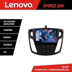 Navigatie Ford Focus 3 Lenovo Kit-150 8 core QLED 2K 12+256 360 Android Waze USB Navigatie Internet Youtube Radio KIT-150+PRO-2K-9-12+256