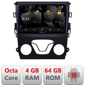 Navigatie Ford Mondeo 2013-2020 5510-377 Android Octa Core 720p 4+64 DSP 360 camera carplay android auto KIT-377+NAM5510-A9Z