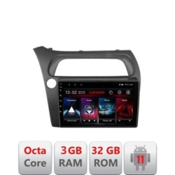 Navigatie Honda Civic Hatchback 2006-2012 Octa Core cu Android Radio Bluetooth Internet GPS WIFI 3+32GB LENOVO LITE kit-hatchback+EDT-E509-LITE