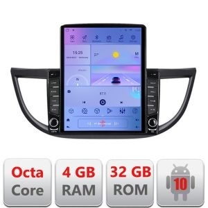 Navigatie Honda CRV 2012-2016 H-469 ecran tip TESLA 9.7" cu Android Radio Bluetooth Internet GPS WIFI 4+32GB DSP 4G O KIT-469+EDT-E710