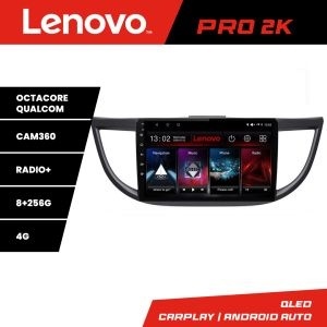 Navigatie Honda CRV 2012-2016 Lenovo Kit-469 8 core QLED 2K 8+256 360 Android Waze USB Navigatie Internet Youtube Radio KIT-469+PRO-2K-10-8+256