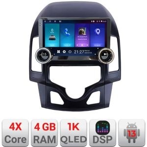 Navigatie Hyundai I30 2009-2012 clima automata Kit-i30automatic 4+64 10.5 inch Incell 1K android Wifi 5Ghz gps internet et KIT-i30automatic+EDT-E211-RK