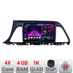 Navigatie Hyundai Sonata A-417 4+64 InCell Display 1K Android Waze USB Navigatie Internet Youtube Radio KIT-417+EDT-E209-RK