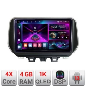 Navigatie Hyundai Tucson 2019 Quad Core A-1135 4+64 InCell Display 1K Android Waze USB Navigatie Internet Youtube Radio KIT-1135+EDT-E209-RK