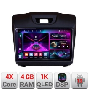 Navigatie Isuzu D-Max Quad Core A-2234 4+64 InCell Display 1K Android Waze USBNavigatie Internet Youtube Radio V1 KIT-2234+EDT-E209-RK_v1