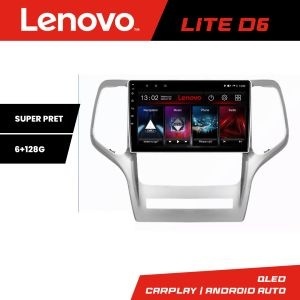Navigatie Jeep Gran Cherokee 2011-2013 Lenovo Kit-GRCHE 8 core 6+128 GB Android Waze USB Navigatie Internet Youtube Radio KIT-grche+LITE-9-6+128