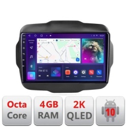 Navigatie Jeep Renegade C-500 Android Octa Core Ecran 2K QLED GPS 4G 4+32GB 360 KIT-500+EDT-E409-2K KIT-500+EDT-E409-2K