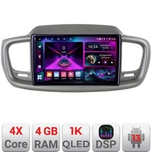 Navigatie Kia Sorento 2015-2018 A-6528 4+64 InCell Display 1K Android Waze USB Navigatie Internet Youtube Radio KIT-6528+EDT-E210-RK