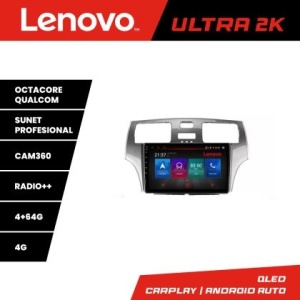Navigatie Lexus ES intre anii 2001-2006 Android radio gps internet 8 core QLED Qualcomm 4+64 360 Lenovo KIT-ES-2001+ULTRA-9-4+64