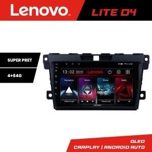 Navigatie Mazda CX-7 2009 Lenovo Kit-097 4+64 GB Android Waze USB Navigatie Internet Youtube Radio KIT-097+LITE-D4-9-4+64