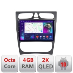 Navigatie Mercedes C W203 2001-2007 C-clk Android Octa Core Ecran 2K QLED GPS 4G 4+32GB 360 kit-clk+EDT-E409-2K kit-clk+EDT-E409-2K