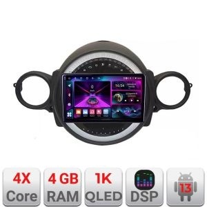 Navigatie Mini 2007-2011 4+64 InCell Display 1K Android Waze USB Navigatie Internet Youtube Radio Kit-mini-01+EDT-E209-RK