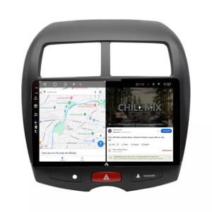 Navigatie Mitsubishi ASX / Peugeot 4008 (2010-2018), 8GB RAM, Android, Octacore, Slot Sim 4G, DSP, GPS, Wi-FI, Carplay, Android Auto, USB, Bluetooth, Waze, Touchscreen, 10.1 Inch - Img 6