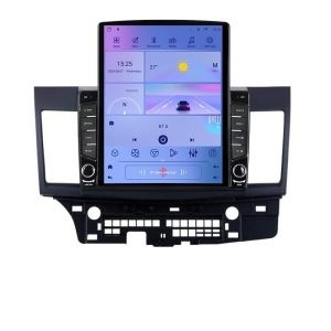 Navigatie MITSUBISHI LANCER H-037 ecran tip TESLA 9.7" cu Android Radio Bluetooth Internet GPS WIFI 4+32GB DSP 4G Octa KIT-037+EDT-E710 - Img 2