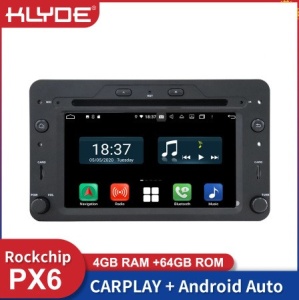 NAVIGATIE OEM LOOK CU DVD ANDROID DEDICATA ALFA ROMEO 159 SPIDER BRERA ECRAN IPS 7" INTERNET 4G OCTACORE 4GB + 64GB SUNET DSP DVR CARKIT BLUETOOTH GPS COMENZI PE VOLAN ANDROID AUTO CARPLAY WIRELESS