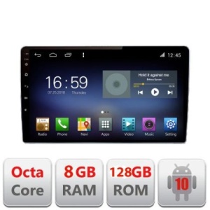 Navigatie Peugeot 307 F-307 Octa Core cu Android Radio Bluetooth Internet GPS WIFI DSP 8+128GB 4G KIT-307+EDT-E609