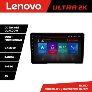 Navigatie Peugeot 308 2013-2017 Lenovo Kit-308 cu Android Radio Bluetooth internet 8 core QLED Qualcomm 4+64 360 KIT-308+ULTRA-9-4+64
