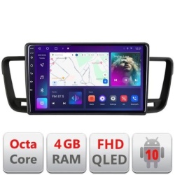 Navigatie Peugeot 508 B-5637 Android Ecran QLED octa core 4+64 carplay android auto KIT-5637+EDT-E309V3 KIT-5637+EDT-E309V3