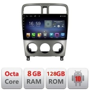 Navigatie Subaru Forester 2004-2008 F-forester Octa Core cu Android Radio Bluetooth Internet GPS WIFI DSP 8+128GB 4G KIT-forester+EDT-E609