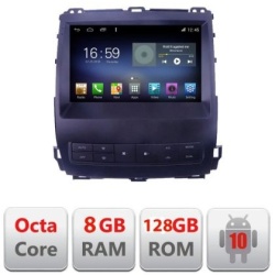 Navigatie Toyota Prado J120 2002-2009 F- j120 Octa Core cu Android Radio Bluetooth Internet GPS WIFI DSP 8+128GB 4G v1 kit-j120+EDT-E609_v1