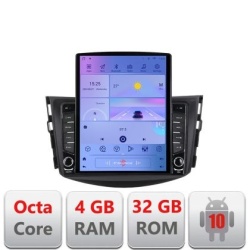 Navigatie Toyota RAV4 G-018 ecran tip TESLA 9.7" cu Android Radio Bluetooth Internet GPS WIFI 4+32GB DSP 4G Octa Core KIT-018+EDT-E709