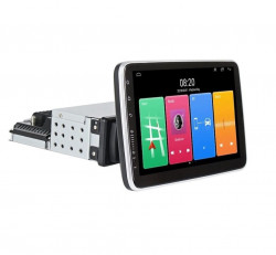 Navigatie Universala 1DIN Android 12 Display IPS 9" Touchscreen Reglabil 360 Grade 2 + 32GB Radio GPS Internet Wi-Fi Bluetooth Carplay USB Waze