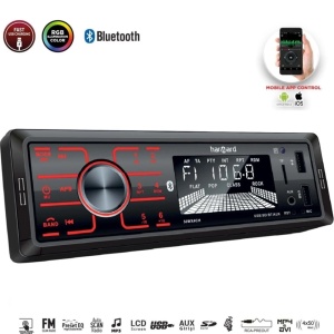 Player auto Harward HR-MX654, 4x50W, FM, 2 X USB, Aux, Bluetooth, Aplicatie Android, iPod/iPhone