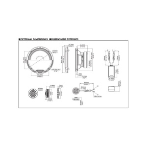 R2-S65C DIFUZOARE SISTEM COMPONENT ALPINE 16.5CM, 100W RMS - Img 2