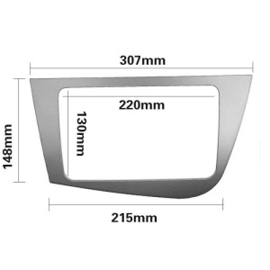 Rama Adaptoare Navigatie Seat Leon 2 1P1 2005-2012 Gri Sobolan