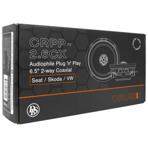 Set coaxiale DLS Cruise CRPP-2.6CX compatibil Seat Skoda VW 16.5 cm 90W - Img 6