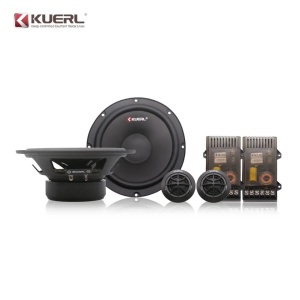 Set difuzoare componente de 6.5 cm K-6501, frecventa de 30HZ-120HZ, 90db, putere 120W RMS, Neagra