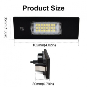 Set Lampi Numar Led BMW E38 - Seria 7 - BTLL-017