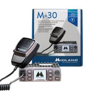 Stație radio CB Midland M-30, 12/24V, 4W, ASQ RF Gain, RB, SWR metru - Img 4