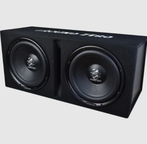 Subwoofer activ in incinta dubla Ground Zero, 2x30cm (12"), 400W - Img 2