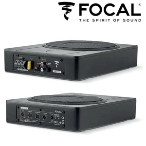 Subwoofer Auto Activ FOCAL ISUB ACTIVE Model Underseat (sub scaun) 8'' 20 cm 130W RMS Putere Maxima 260W Telecomanda Inclusa