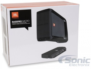 Subwoofer Auto Activ JBL BassPro Micro Difuzor 8" 20 cm Putere140W RMS 240W MAX