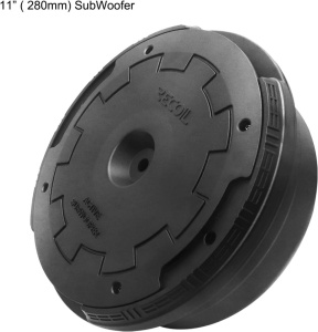 Subwoofer Auto Activ RECOIL RST11 Pentru Roată De Rezervă 11 inchi (280 mm) Putere 200W RMS 1000W Peak