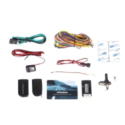 Alarma auto pe cheie Pandora Primo cu 2 tag-uri bluetooth 5.0, aplicatie PANDORA BT, senzor de temperatura