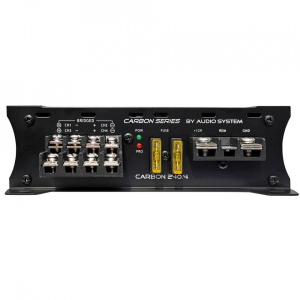 Amplificator auto 4 Canale ,Filtre HP,LP , seria CARBON clasa A\B 4x 60(100) WRMS la 4(2) Ohm sau 2x 200 WRMS mono la 4 Ohm Audio System German Sound