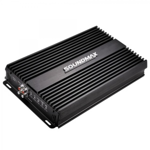 Amplificator auto SOUNDMAX SX2000.1D, monobloc, clasa D, 2000W.