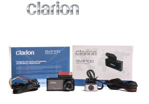 CAMERA DUALA DASH CAM DVR DE FILMARE TRAFIC FATA-SPATE ADAS CABLU INREGISTRARE CONTINUA 24 7 CLARION 4K GV-F100 M05