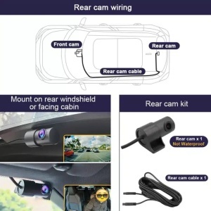 Camera DVR FiTCAMX fata-spate special conceput pentru Kia Sportage gen 4, 2017-2022 - Img 2