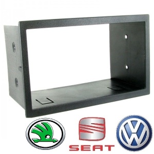 Connects2 CT24VW08 Rama Adaptoare 2DIN VW Golf 4 Passat B5 Lupo Polo Bora Multivan Skoda Octavia 1 Superb Fabia Seat Leon Ibiza Alhambra