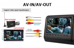 DVD PLAYER AUTO DE TETIERA CAR-VISION TMD-001 NEGRU LED 9'' USB SD PLAYER REZOLUTIE HD JOCURI JOYSTICK WIRELESS MONTAJ CALIFICAT IN TOATA TARA !