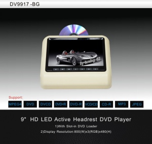 DVD PLAYER AUTO DE TETIERA CARTEK CK-DV9917 MARO LCD 9'' HDMI USB / SD PLAYER REZOLUTIE HD JOCURI JOYSTICK WIRELESS MONTAJ CALIFICAT IN TOATA TARA ! - Img 12