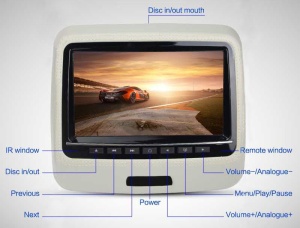 DVD PLAYER AUTO DE TETIERA XTRONS HD9PCH NEGRU Luxury Black USB HDMI LCD 9"' REZOLUTIE HD JOCURI JOYSTICK WIRELESS MONTAJ CALIFICAT IN TOATA TARA ! - Img 10