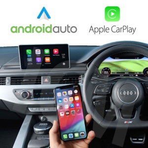 Interfata audio video cu CarPlay Android Auto Audi MIB A3 A4 A5 Q7 CP-MIB-B9-W