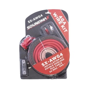 Kit de instalare SX-AWG4 cablu RCA dublu ecranat 20 MM2-60A